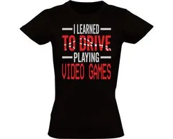 Retro Gaming Dames T-shirt - gamer - video games - console - computer - shirt