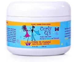 Curly Q's Custard Curl Cream For Thick, Kinky Textured Curls