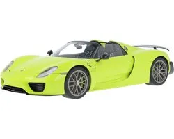 AUTOart 1/18 Porsche 918 Spyder Weissach Package, Acid Green
