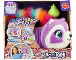 Jumbo Funtasy Family - Rac'n'Roll - Interactieve knuffel - 45+ geluiden en reacties - vanaf 3 jaar