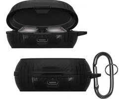 kwmobile housse pour étui pour écouteurs - Compatible avec Jabra Elite 7 Pro / Elite 7 Active - Housse de protection pour écouteurs sans fil - En TPU en noir