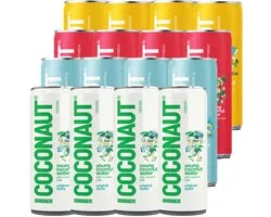 Coconaut Kokoswater Pure Young Coconut Water Mixed Box 320 ml x 12