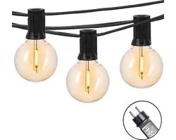 CBD Guirlande lumineuse extérieur - Éclairage de fête - 20 Ampoules LED - 10 mètres - Eclairage de jardin - Eclairage de fête - Guirlande lumineuse - Guirlande lumineuse - Eclairage de fête - Eclairage de fête