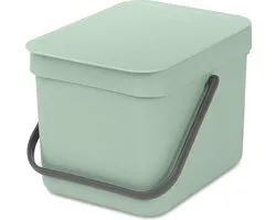 Brabantia Sort & Go poubelle 6 litres - Jade Green