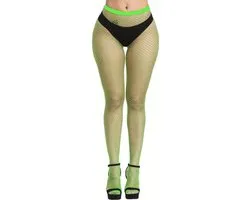 Boolavard Visnetkousen, Hoge Taille Panty's voor Vrouwen, Sparkle Rhinestone Visnet Feest, Visnet Panty's Dames Plus Size One Size Fit All