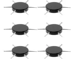 6 Stuks Delige Dotting Tools met Draaibare Metalen Punt Verstelbare Stippenpatronen voor Polka Dots Bloemmotieven Embossing voor Beginners Professionele Manicure Ontwerpen