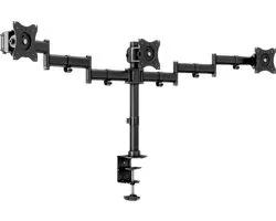 Multibrackets - Monitorstandaard - Deskmount Basic Triple - Bureau montage - 3 schermen - zwart