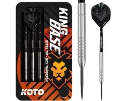 KOTO - King Base 90% Darts 21G - Zilver - Stevige Ringgrip