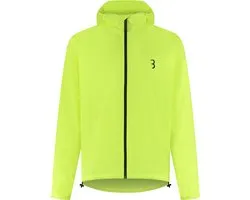 BBB Cycling MultiShield Regenjas Fiets: Urban & Sport - Waterdicht 10K en Ademend - Heren & Dames Fietsjas - Neon Geel - Maat M - BBW-475