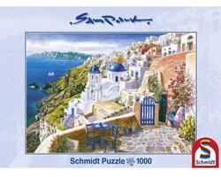 Selecta Puzzel - Sam Park: Blik op Santorini