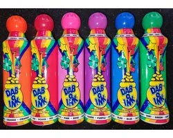 12x Dab-o-Ink Bingo Depper 43ml - Assorti kleur | Bingo dappers - debbers – dabbers