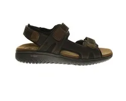 Bruin Herensandalen Leder Rieker maat 46