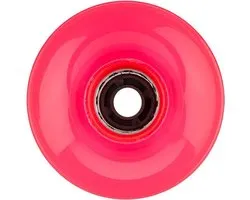 Nijdam LED Wheels pour Flip Grip Board - 60 x 45 mm - Fluor Pink / Purple