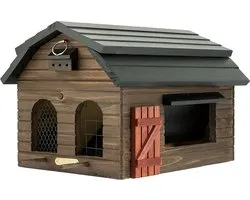 Wildlife Garden Foderlada - Vogelvoederhuisje - Bruin - 32 x 25 x 21,5 cm