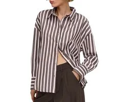 ONLY - ONLOREGON ALVA LS REG SHIRT NOOS WVN Dames Blouse