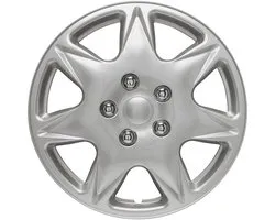 AutoStyle 4-Delige Wieldoppenset California 16-inch zilver