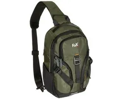 Fox outdoor One strap rugzak / sling bag 7l, olijfgroen