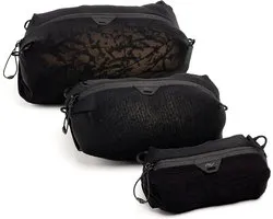 Peak Design - Ultralight Mesh Packing Cube BUNDLE XXS-XS-S Black