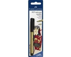 Faber-Castell tekenstift - Pitt Artist Pen - 250 goud - op blister - FC-167397