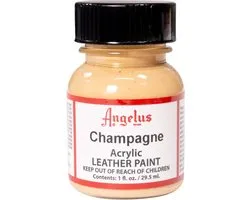 Angelus Leather Acrylic Paint - textielverf voor leren stoffen - acrylbasis - Champagne - 29,5ml
