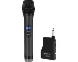 FIFINE - K025 - Microphone Karaoké Sans Fil - Convient pour JBL - Sony - Enceintes Marshall - 6,3 MM - Avec Dongle / Récepteur
