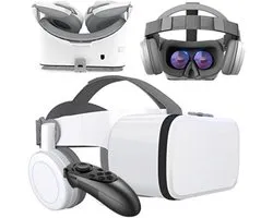 VR Headset - Virtual Reality - 3D Games Films - Inclusief Controller Hoofdtelefoon - 47-65 inch - Zwart