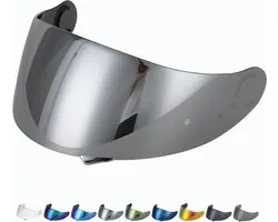 Compatible with Shoei GT Air 2 visor - Gt Air - Neotec - Opticson - Cns1 - helmet visor Pinlock Ready - anti-scratch and anti-fog (mirrored)