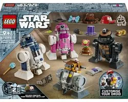 LEGO® Star Wars™ Ensemble de jouets à construire pour construire votre eigen droïde, construisez votre eigen R2-D2™, Chopper (C1-10P)™, QT-KT™ et R5-J2™, idée cadeau pour les familles, les garçons, les filles et les fans 75392