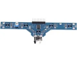 5-Kanaals IR Obstakel Vermijden en Lijndetectie Sensor Module voor Robot Speelgoed, 3.0-5.5V Infrarood Tracking met Instelbare Afstand 0-10cm