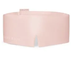 Dore & Rose - Slaapmasker - Oogmasker - Zijden Slaapmasker Voor Mannen en Vrouwen - Deep Sleep Mask - Eye Mask - Verduisterend - Wallen - Lichtroze - Nº 02 Morden Ruby