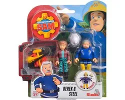 Brandweerman Sam Speelfiguren - Derek & Steele