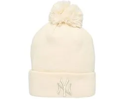 New Era Mlb Metallic Bobble New York Yankees Muts Beige