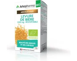 Arkopharma - Biergist Bio om de Schoonheid van de Nagels en het Haar te Behouden - 150 Capsules