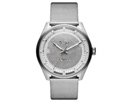 Calin | Zilverkleurig Transparant Automatisch Skelet Horloge