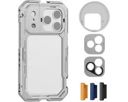 NEEWER Phone Cage Compatible with iPhone 17 Pro, Quick Release Video Rig Stabilizer Accessories with 67mm Filter Ring, 17mm Lens Backplate, T-Mount Ad