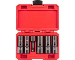 TEKTON 1/2 Inch Drive Dunne Muur Impact Flip Socket Set (6-delig) | SIF92400