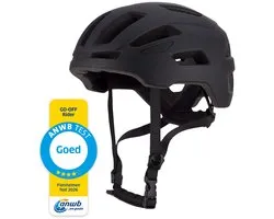 GOOFF® RIDER Fietshelm - Ebike Helm voor Volwassenen - Geschikt voor Elektrische Fiets en Racefiets - Dames en Heren - Zwart - M