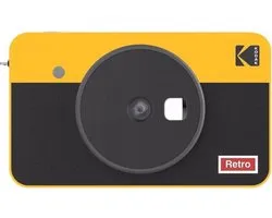 Kodak MiniShot 2 Combo instant camera, retro geel