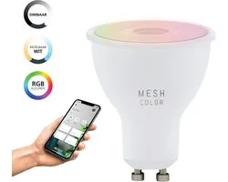 EGLO connect.z Smart LED Lamp - GU10 - Ø 5 cm - Instelbaar RGB & wit licht - Dimbaar - Zigbee