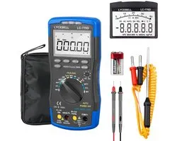 Professionele Digitale Multimeter True RMS 40000 Counts - AC/DC Spanning Stroom Weerstand Capaciteit Frequentie Temperatuur NCV Detector Automatisch Bereik