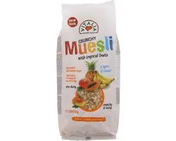 Vitalia Crunchy Muesli Met Tropisch Fruit 3 Stuks 1 Kg