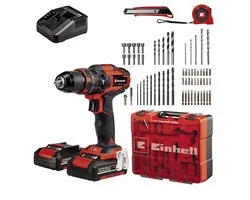 Perceuse à percussion sans fil Einhell - TE-CD 18/40 Li-i +64 (2x2,0Ah) - 18V - Power X-Change