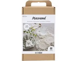 CC Craft Kit Macram?, Table decorations, off white, 1 pack