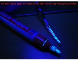 Edding 8280 Securitas UV-marker - Permanente UV-inkt voor veiligheid & authenticatie - Lijndikte 1,5-3 mm - Geschikt voor Metaal, Glas, Kunststof - Veeg- & Waterbestendig - Sneldrogend
