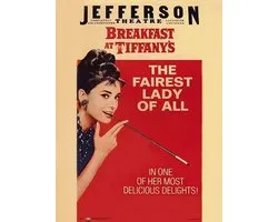 Poster Breakfast at Tiffany's - Audrey Hepburn - Hollywoodfilm - 68x98cm