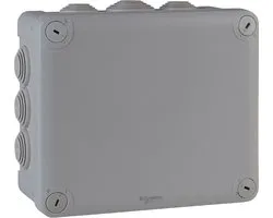 Mureva Kabeldoos Buiten - 12 invoeren - 10x25mm + 2x32mm - Lasdoos Rechthoek - Schneider Electric - ENN05010