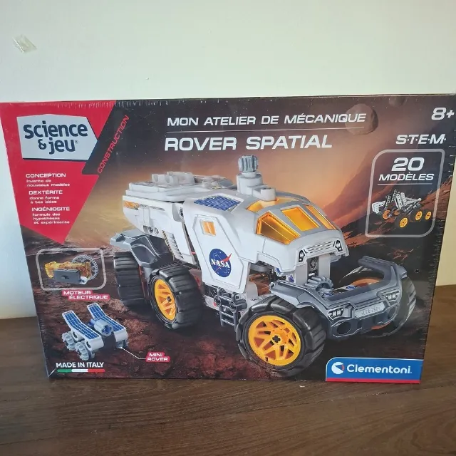CLEMENTONI  jeux de construction ROVER SPATIAL  N° 61550  NEUF