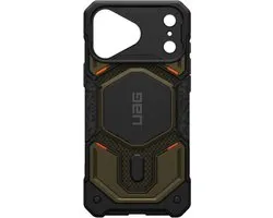 UAG Monarch Pro Coque arrière compatible avec Apple iPhone 18 Pro Max / 17 Pro Max - Kevlar Element Green