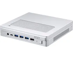 MSI PRO DP10 A14MG-007BEU PC/station de travail Intel® Pentium® Gold G7400 PC mini barebone de taille 1,1L Blanc