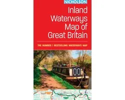 Nicholson Waterways Guides- Nicholson Inland Waterways Map of Great Britain